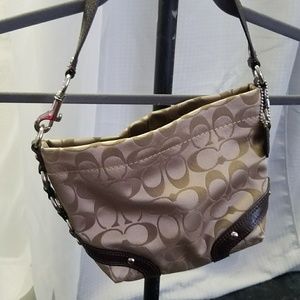 Coach small hobo handbag